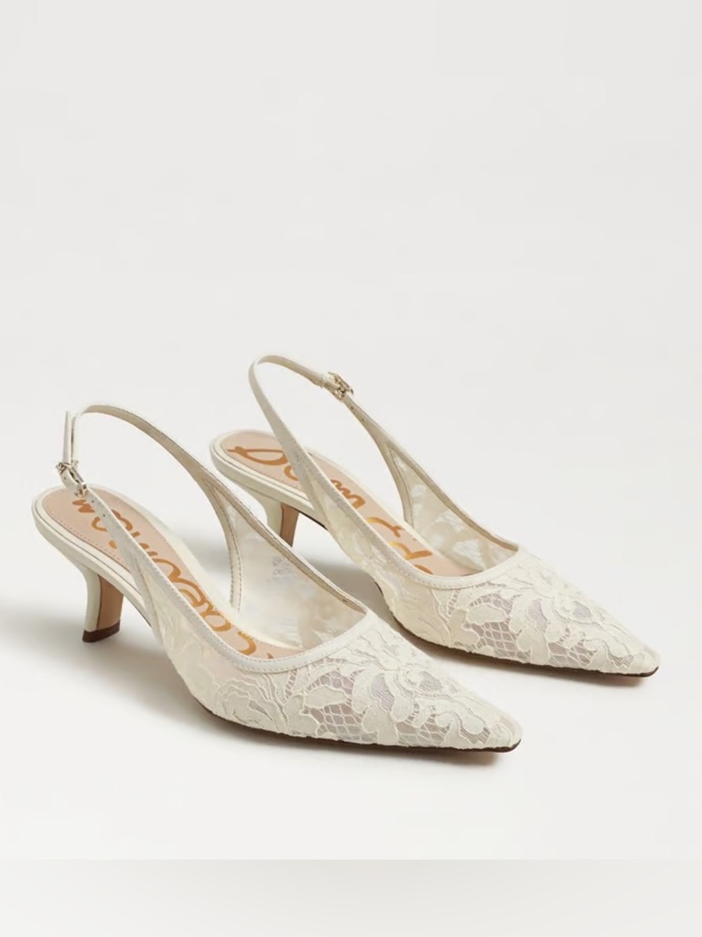 Sam Edelman | NEW Bianka Slingback in White Lace 8.5